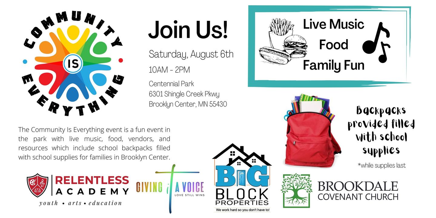 Community is Everything event info