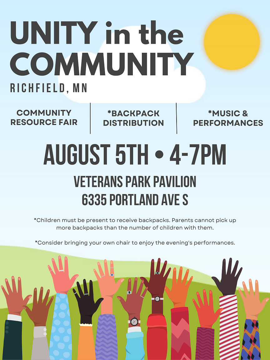 Unity in the Community event info